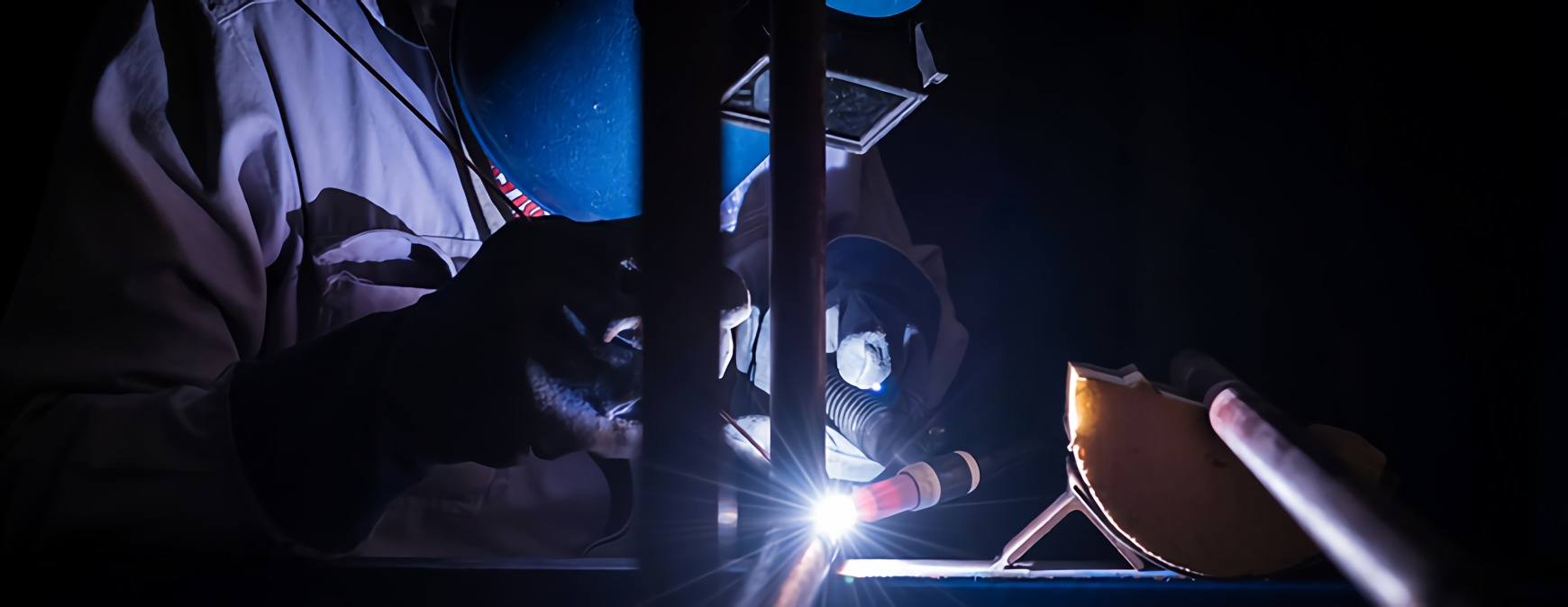 mig welding setup